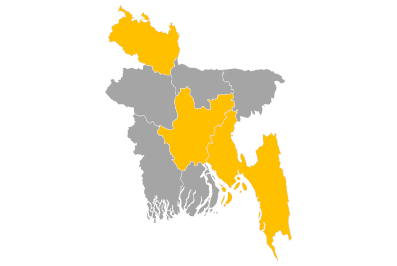 Download editable map of Bangladesh