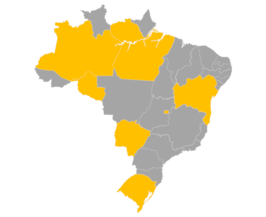 Download editable map of Brazil