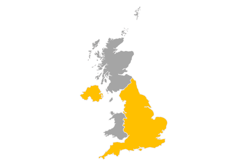 Download editable map of Great Britain