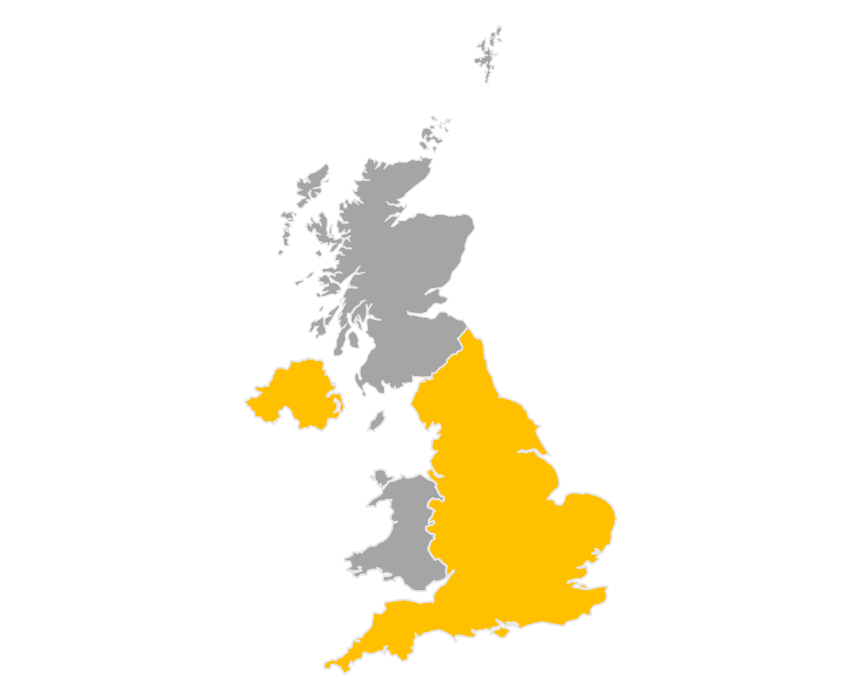 Download editable map of Great Britain