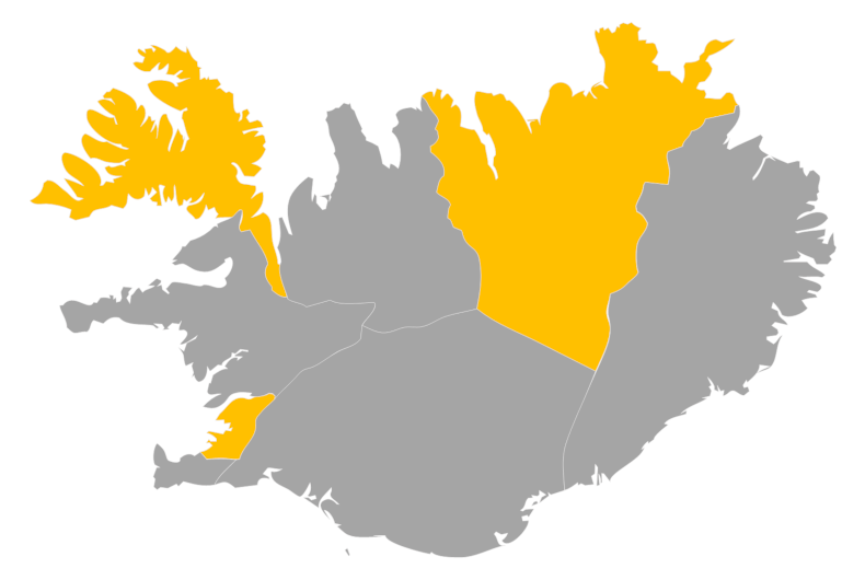 Download editable map of Iceland