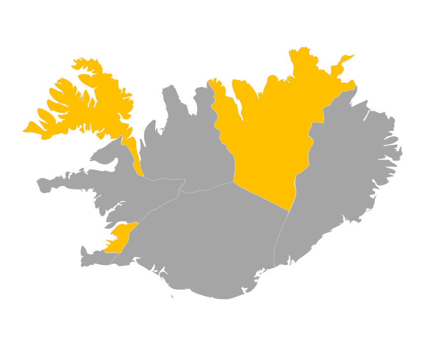 Download editable map of Iceland