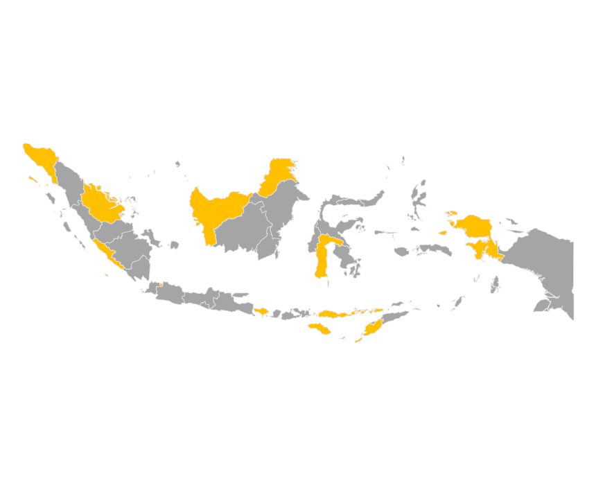 Download editable map of Indonesia