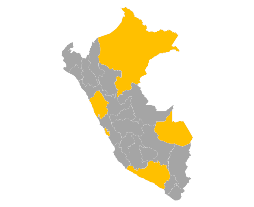 Download editable map of Peru