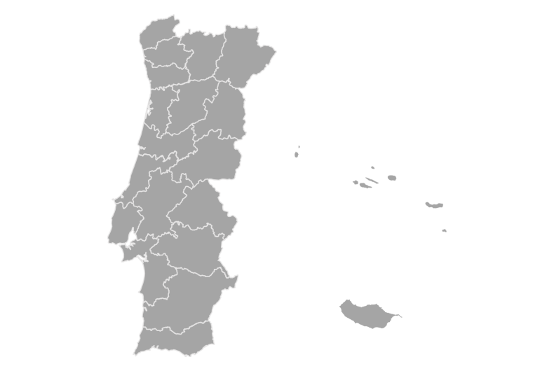 Download editable map of Portugal